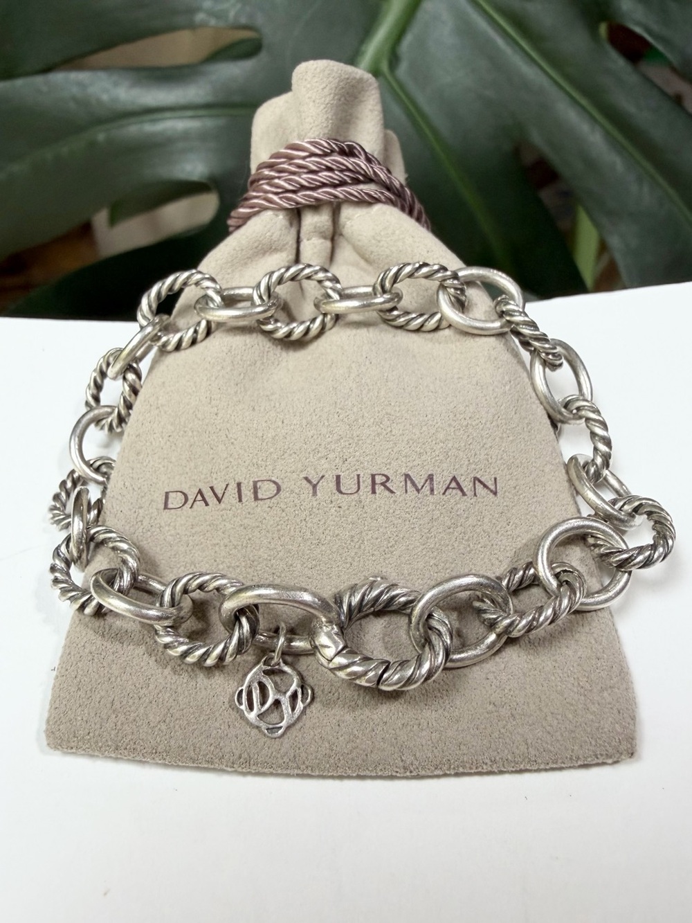 ❤️ David Yurman 10mm Oval Link Chain Bracelet - Picture 9 of 9